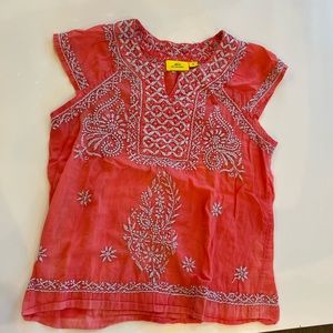 Roller rabbit girls faith top size 12 NWOT